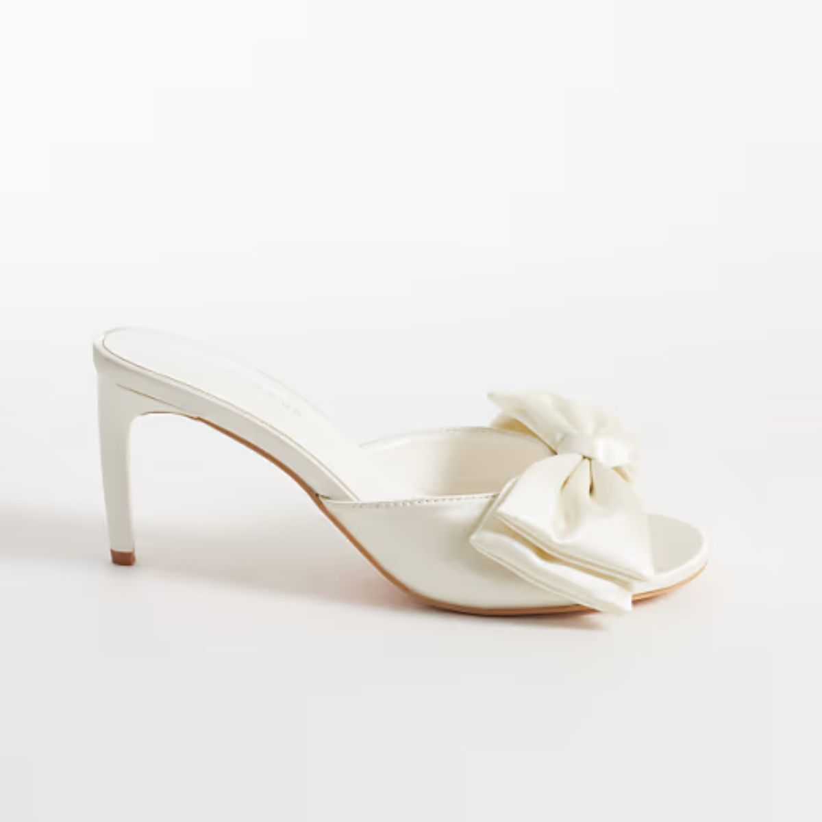 Glamorous, Mule Sandals With Bow