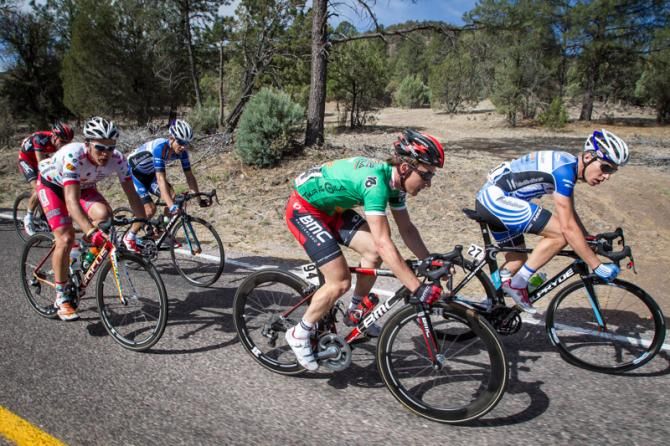 Arnaud Grand (BMC) survived the mountains today to hold onto the sprint jersey.