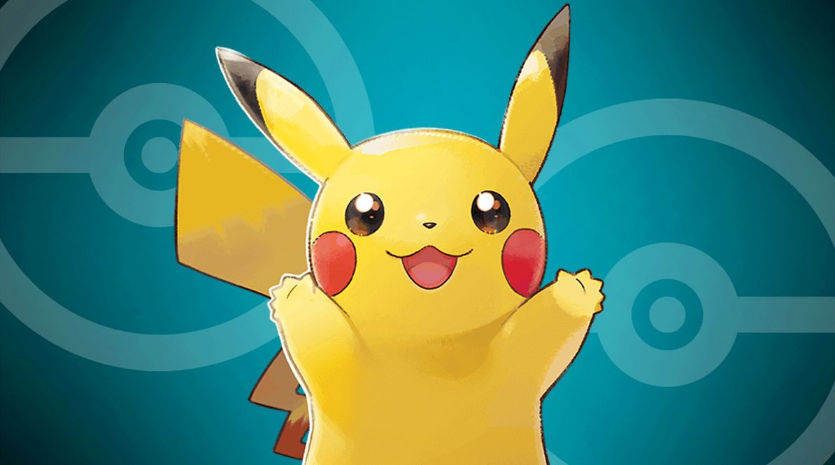 Pikachu On Blue Background