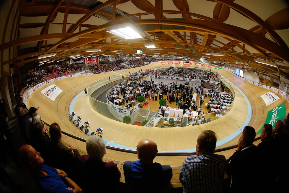 Inside the Grenchen Velodrome