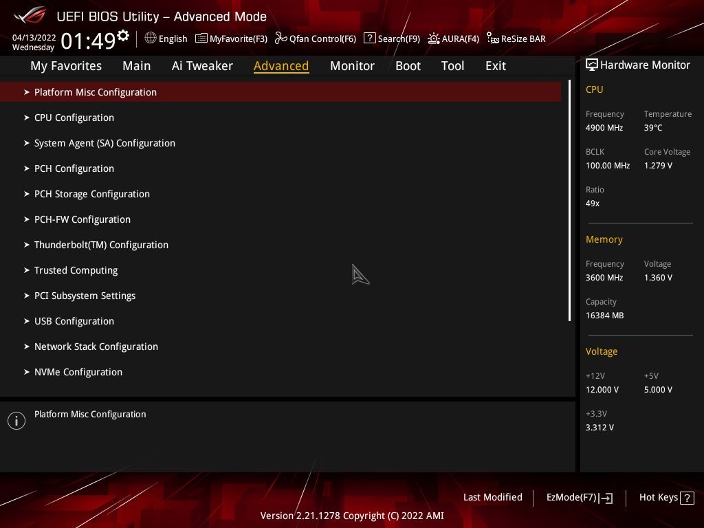 Asus ROG Strix B660-A Gaming WIFI D4