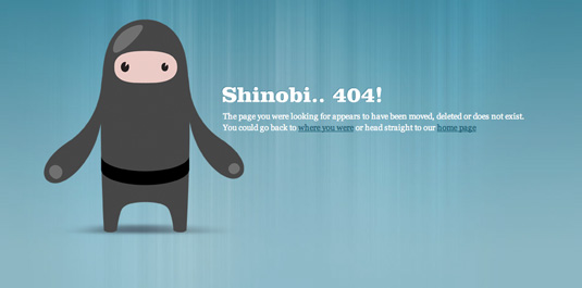 404 pages: CSS Ninjas