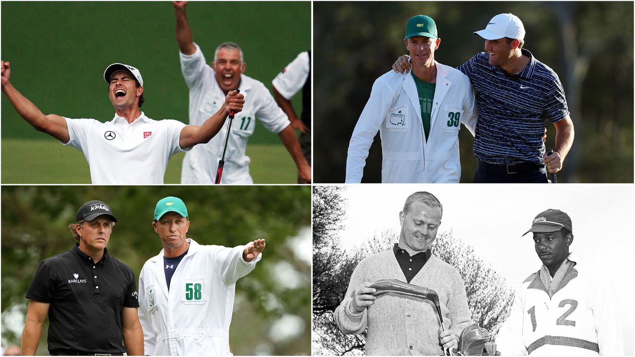 Four Masters caddies