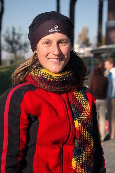 Rebecca Wellons (Cannondale-Kinetic) showing off some autumn colors