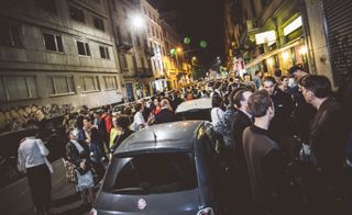 Celebrations spilled out onto the streets of San Gregorio Docet