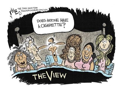 Obama and "The View": Strange bedfellows