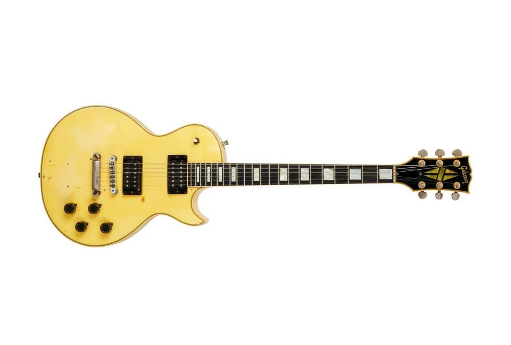 Steve Jones' 1974 Gibson Les Paul Custom electric guitar