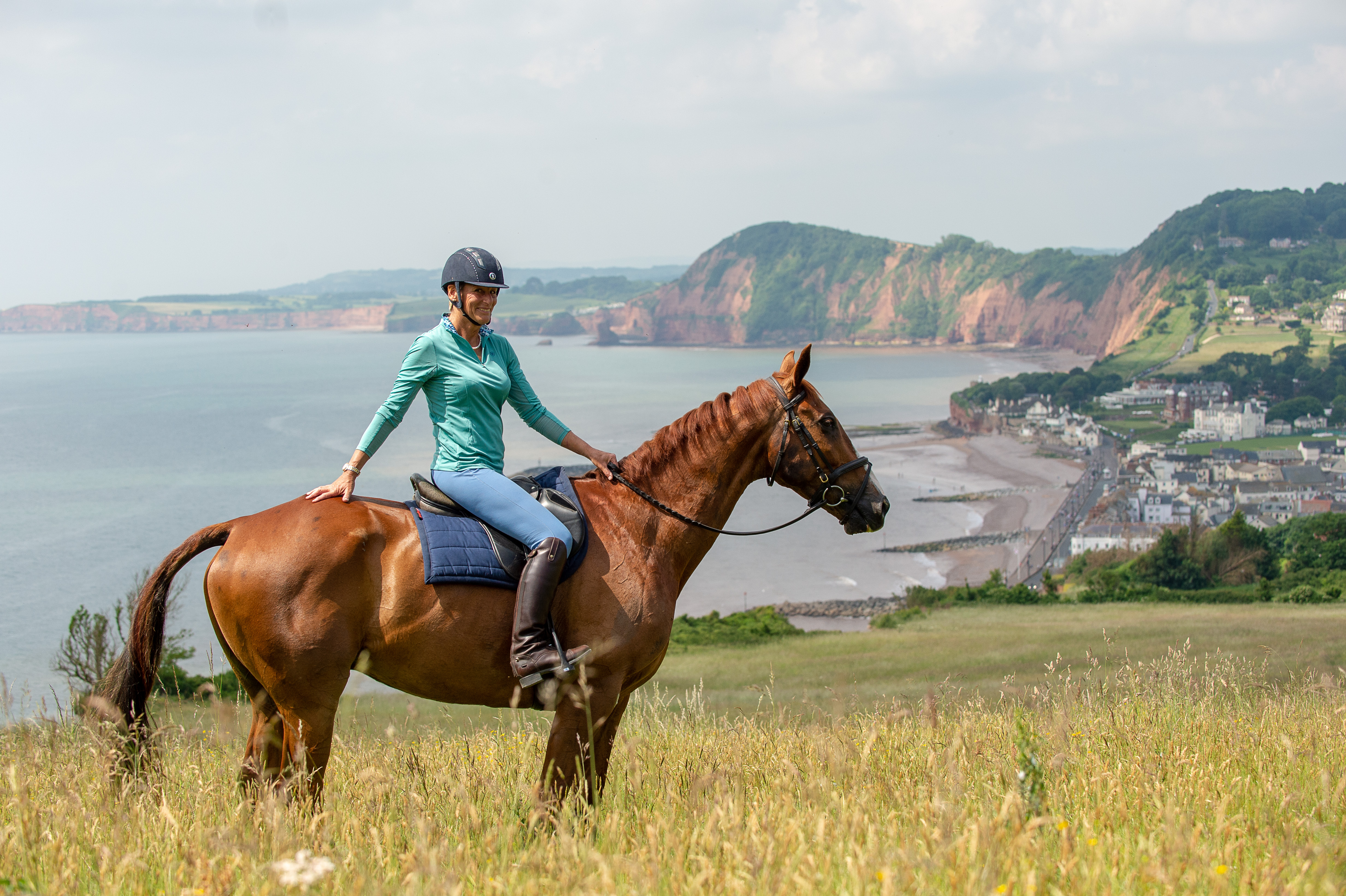 Mary King at home in Devon