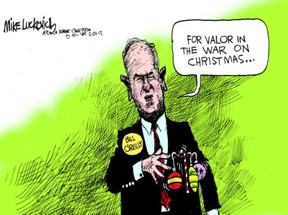 Editorial cartoon U.S. Entertainment TV News Bill O’Reilly