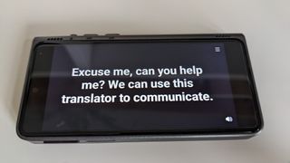 Timekettle T1 AI translator during our review