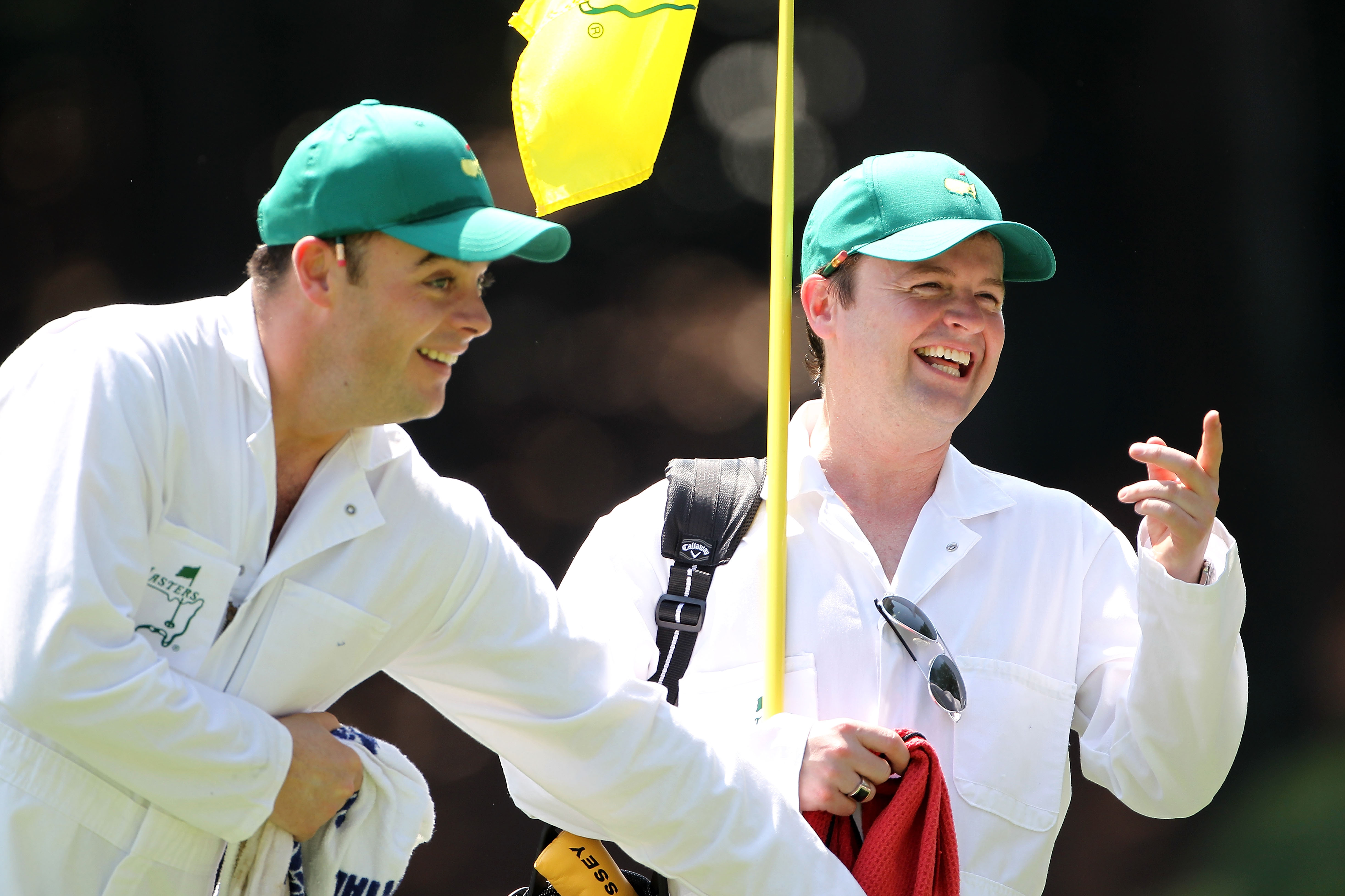 during the Par 3 Contest prior to the start of the 2012 Masters Tournament at Augusta National Golf Club on April 4, 2012 in Augusta, Georgia.