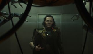 Loki getting attacked by a robot Disney+