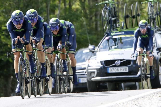 Movistar in action at the Worlds