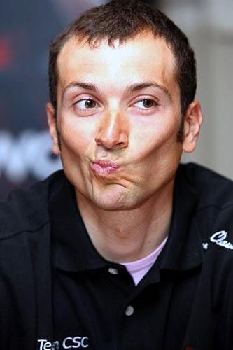 Ivan Basso listens