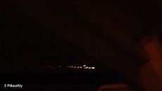 a meteor breaking up over Dalbeattie, Scotland