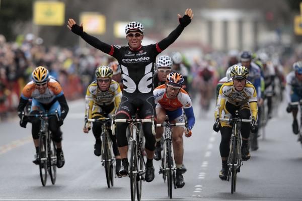 Thor Hushovd won the stage to Modesto in the 2009 Tour of California.