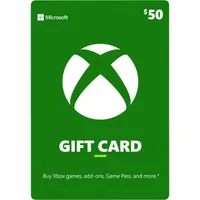 Xbox $50 gift card | $50 $45 at Walmart
Save $5 -&nbsp;