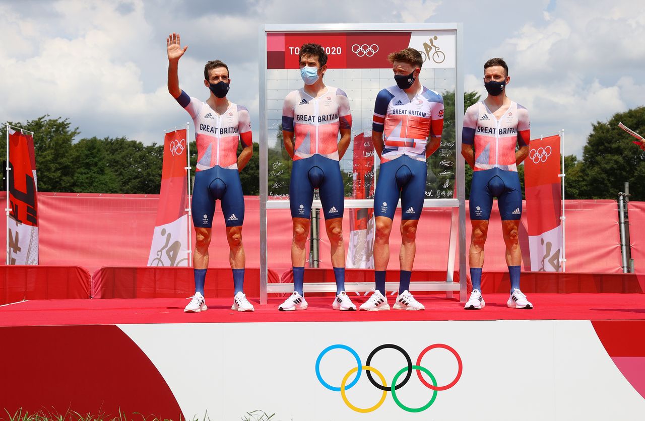 The men&#039;s Team GB squad at the Tokyo Olympics