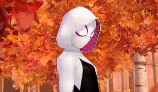 Spider-Gwen Full Costume in Spider-Man: Into the Spider-Verse