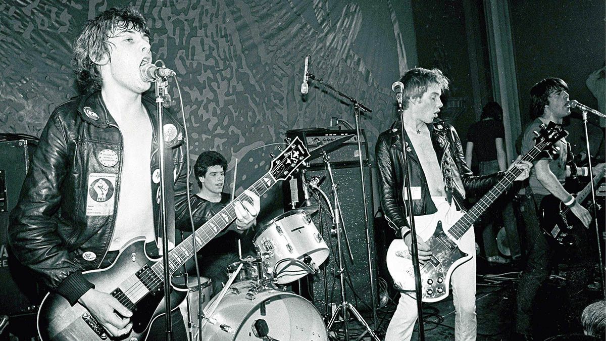 Stiff Little Fingers perform onstage