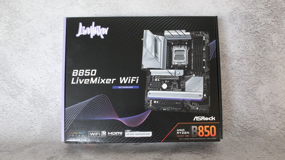 ASRock B850 Livemixer WiFi motherboard review: a budget playground for content creators