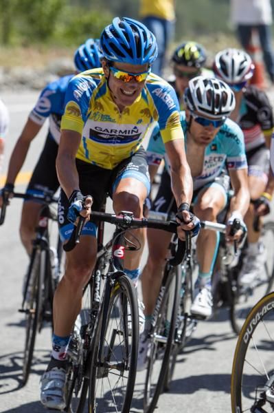 Race leader David Zabriskie put in a valiant effort on Mt. Baldy