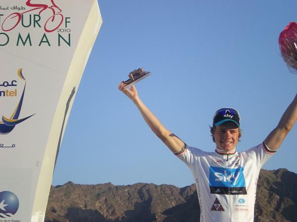 Edvald Boasson Hagen (Team Sky) took home the best young rider prize