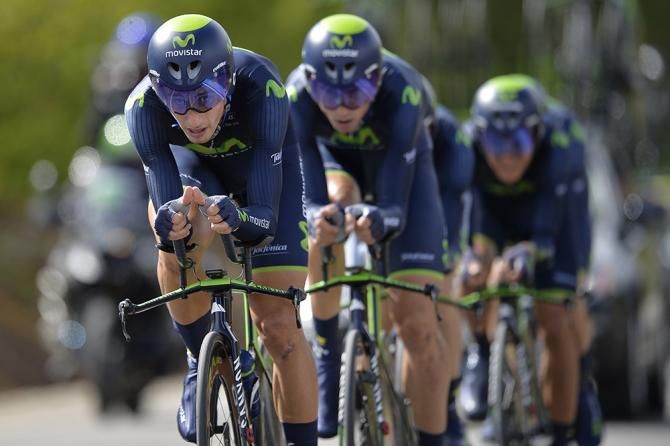 Movistar ended the day in sixth place