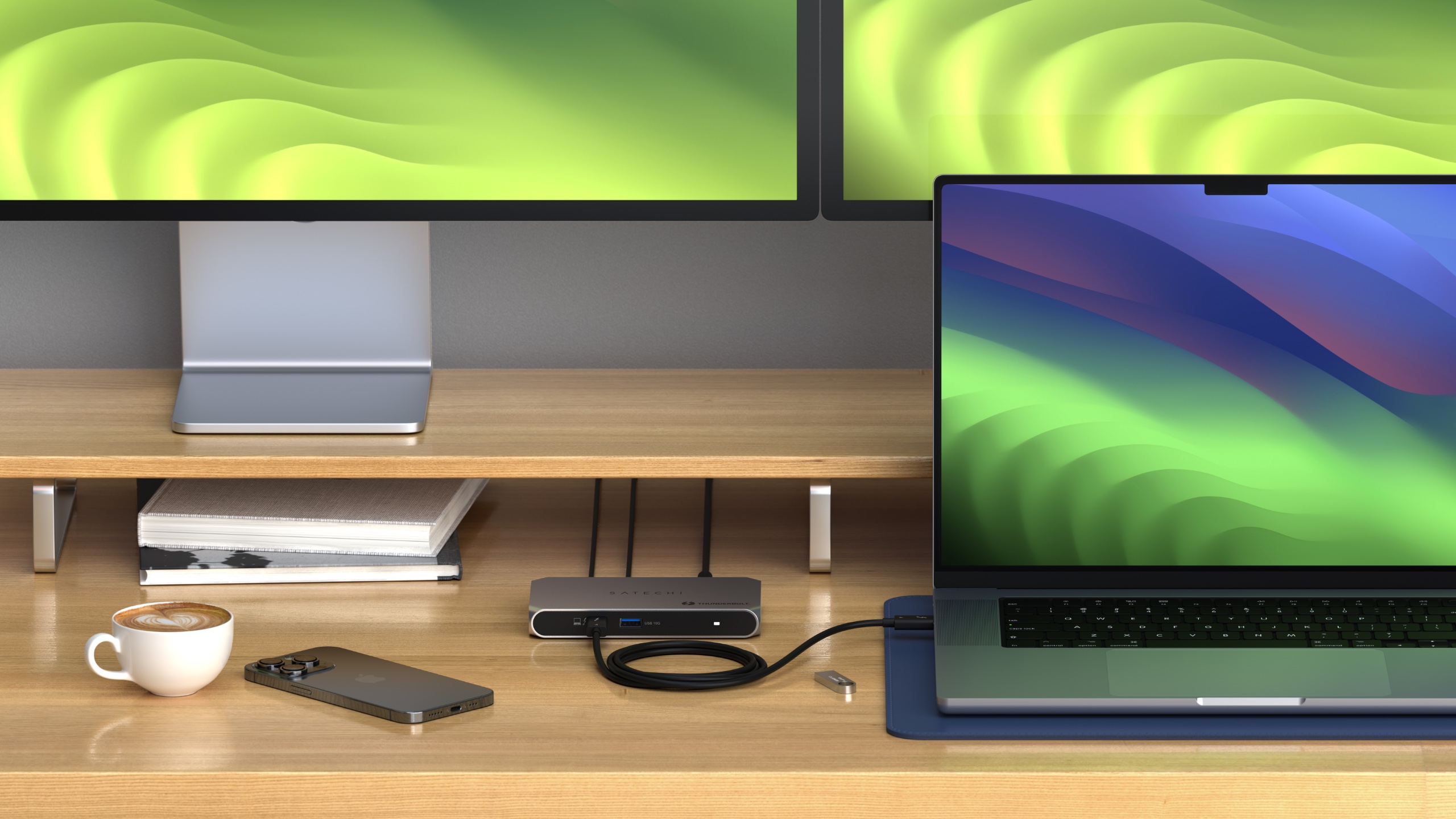 Desktop Computer Connectivity Docks : Satechi Stand & Hub for Mac mini