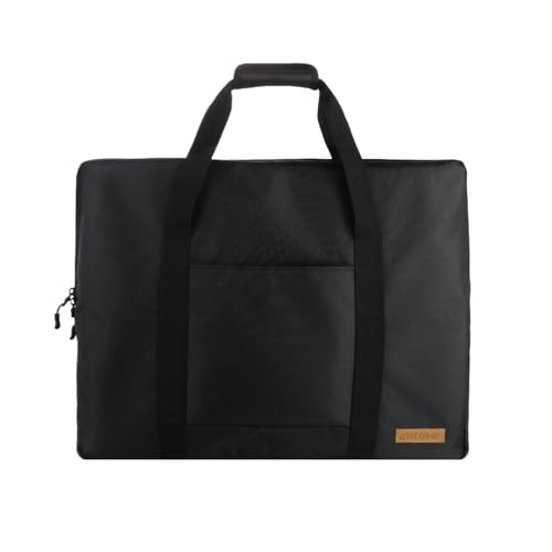 Qyiluare Heavy Duty 1680d Medium Griddle Bag Compatible With Camp Chef Single Burner Griddle Carry Bag - Sg30, Cgg16, Sg14, Fg20, Msg20-22" L X 1" W X 18" H