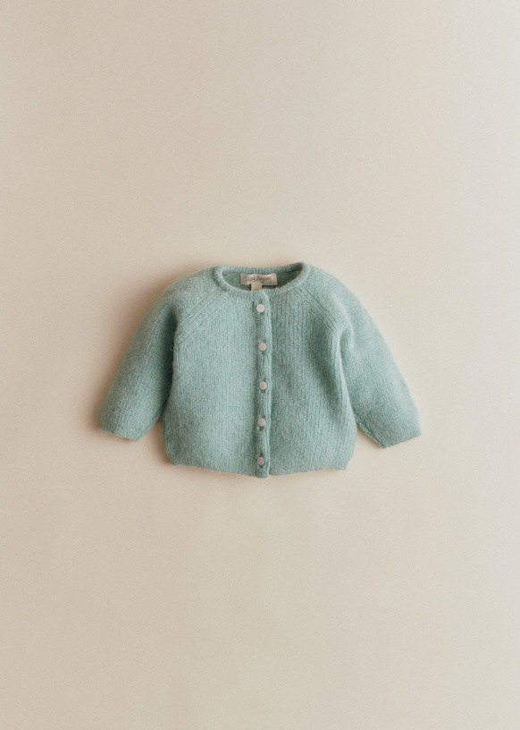 Gaspard Cardigan - 90's Pink - Super Kid Mohair - S&amp;eacute;zane