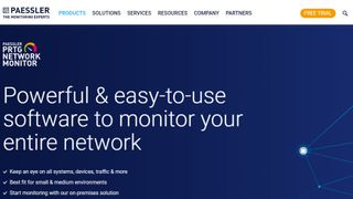 Website screenshot for Paessler PRTG Network Monitor