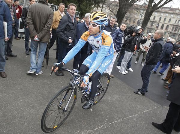 Murilo Fischer (Garmin - Transitions) before the start.