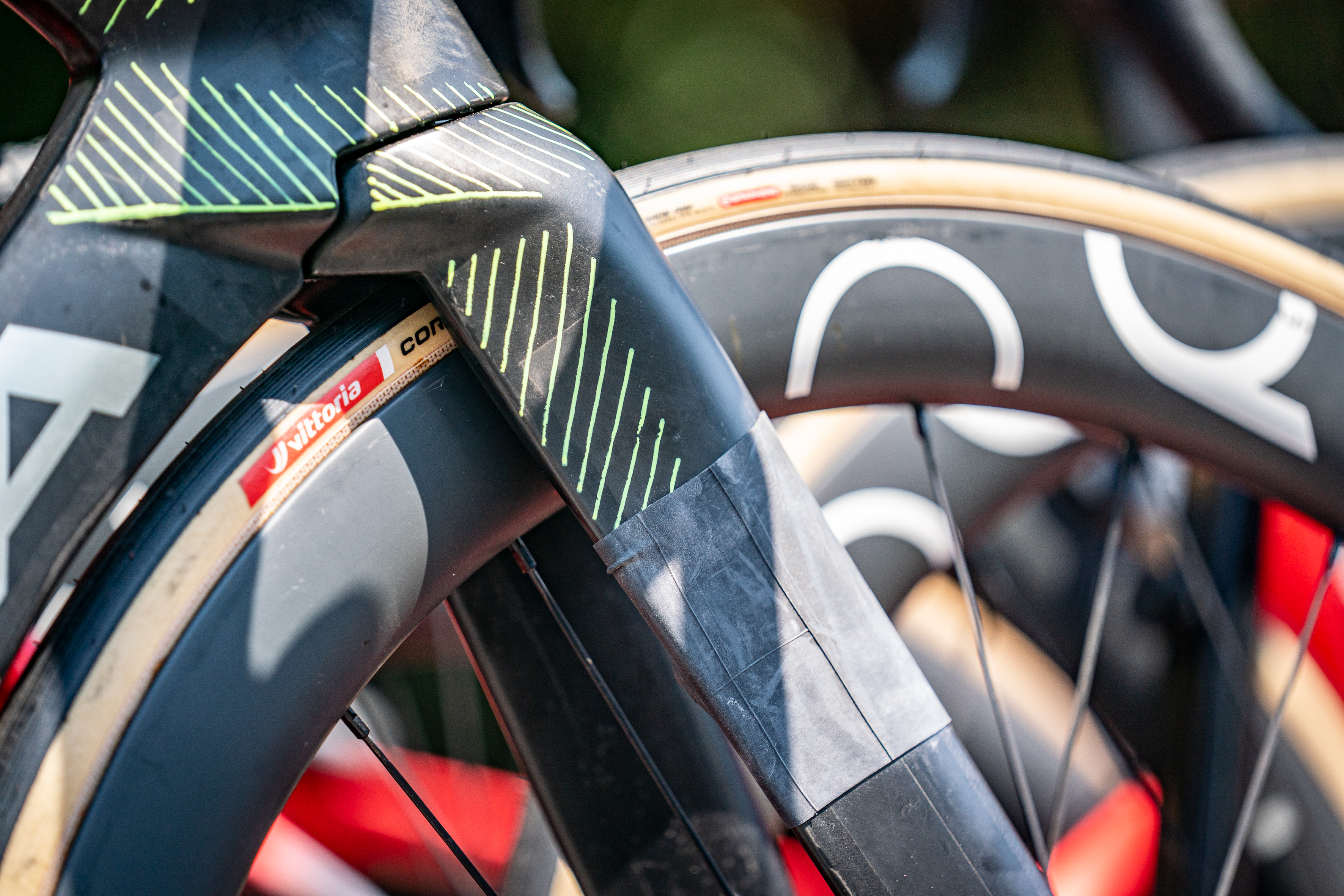 Lotto-Intermarche Ladies' Orbea aero bike at the Tour de France Femmes