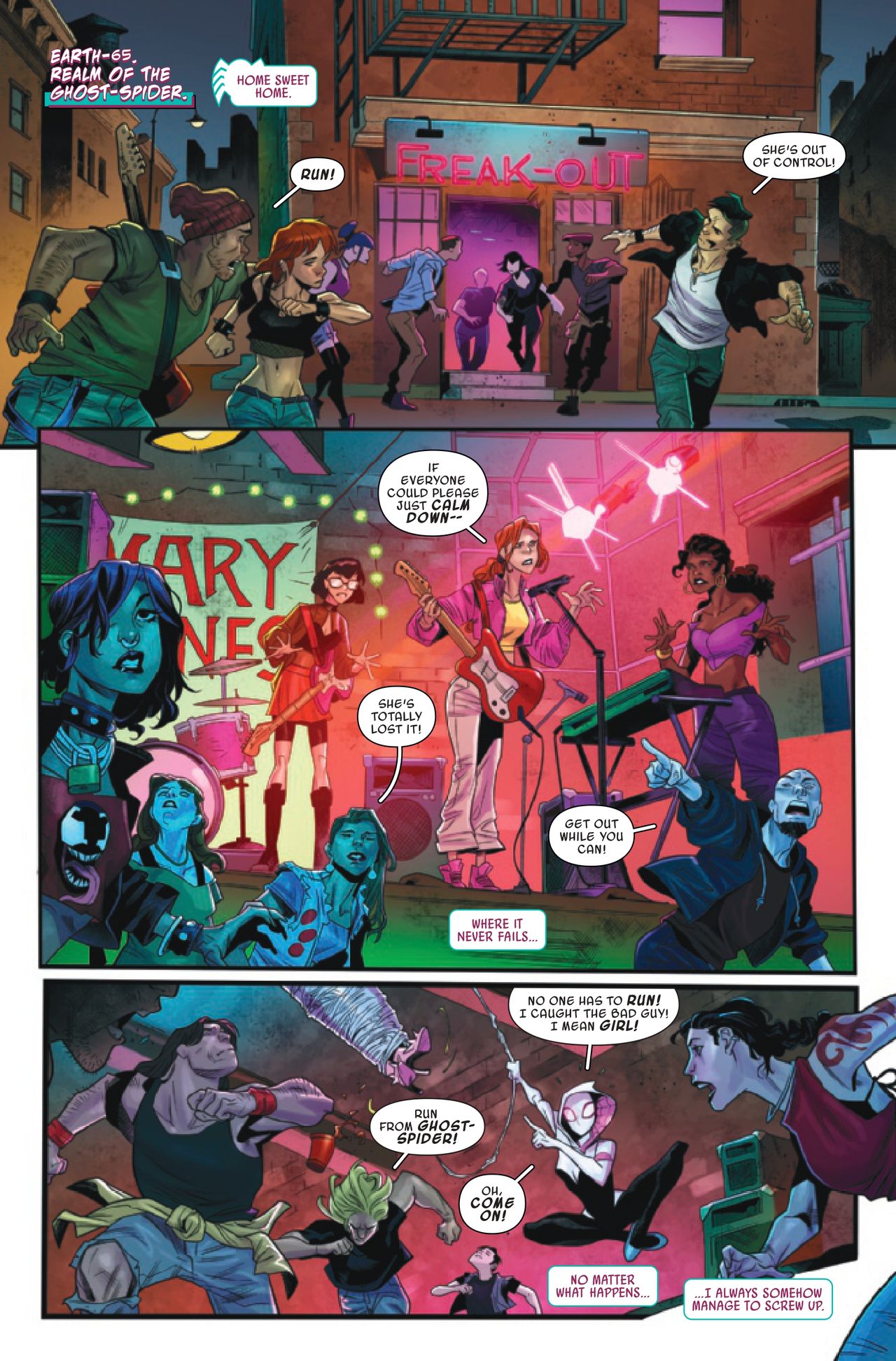 Art from Spider-Gwen: Smash #1