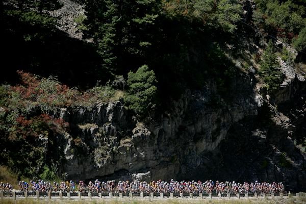 From the start in Ogden the race heads out through tight canyons.
