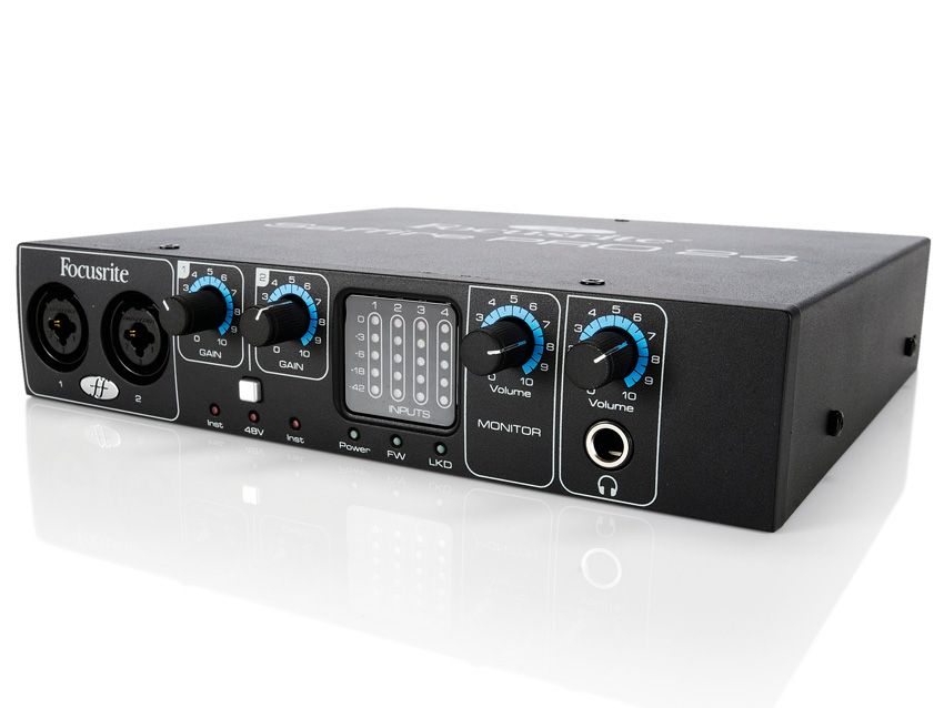 The preamps represent the Saffire PRO 24's standout feature.