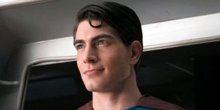Clark Kent (Brandon Routh) smiles in a scene from Superman Returns