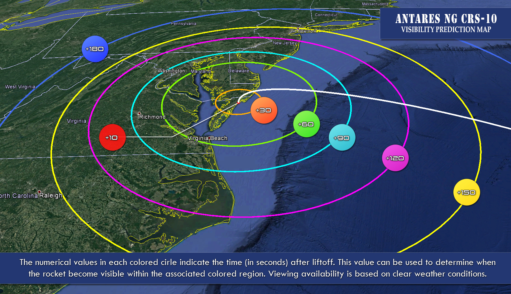 Predawn Antares Rocket Launch Saturday Will Be Visible Along Us East