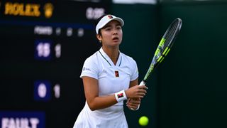 Alexandra Eala in action at Wimbledon 2026