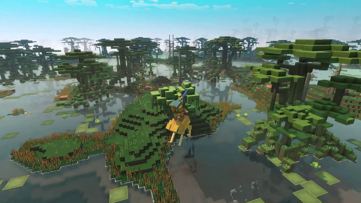 Image of Minecraft Legends and upcoming content updates.