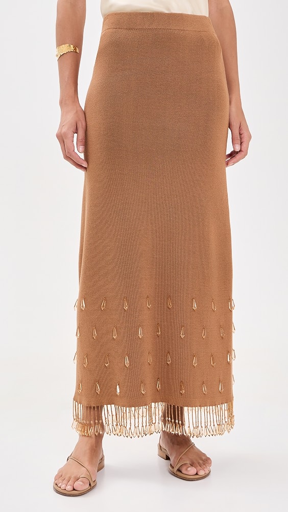 Estilla Skirt - Latte Brown
