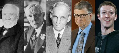 There is a long history of wealthy philanthropists.