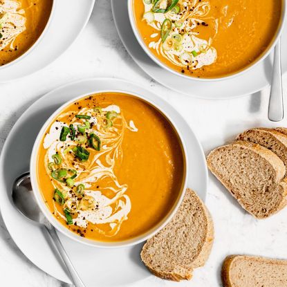 Healthy winter dinner recipes: Butternut squash soup