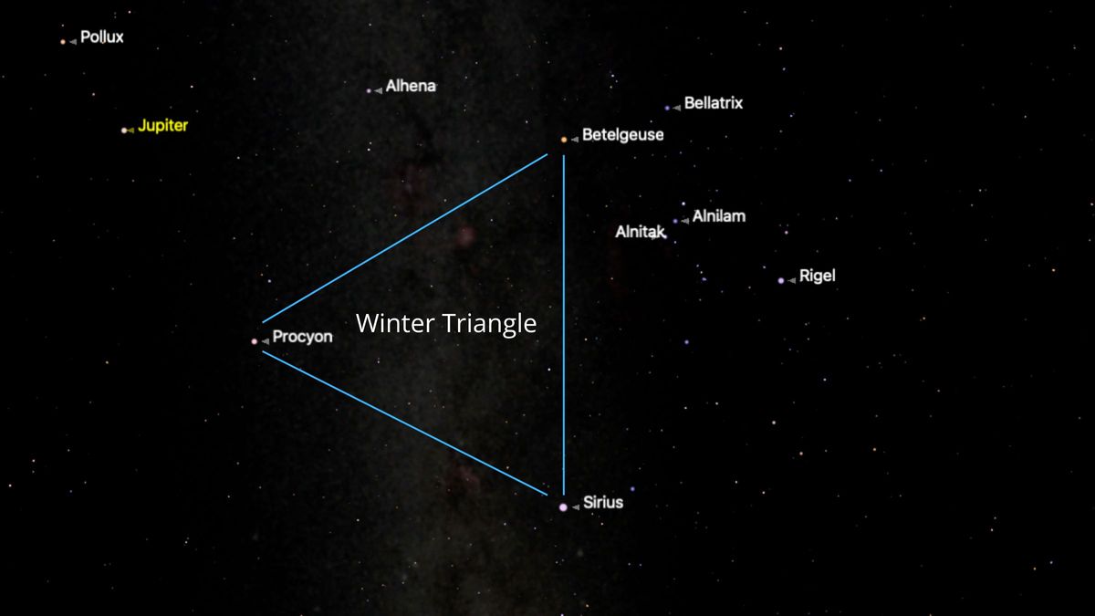 constellation on Starry Night software
