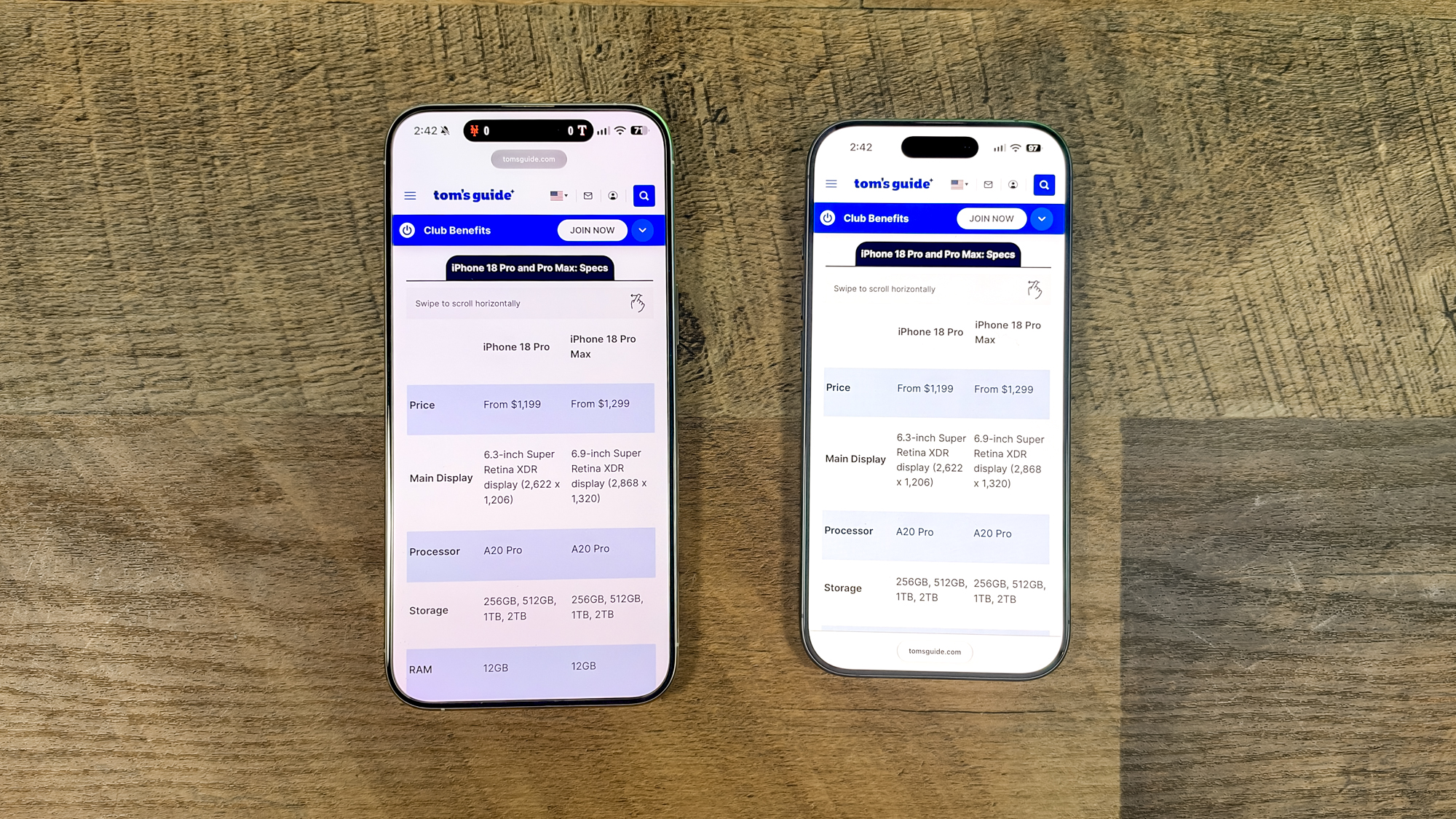 iPhone 15 Pro Max vs iPhone 17.