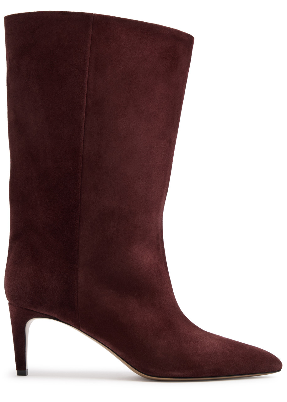 Stiletto 60 suede mid-calf boots