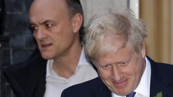 Dominic Cummings and Boris Johnson