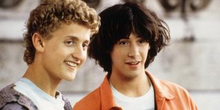 Alex Winter and Keanu Reeves and Bill and Ted
