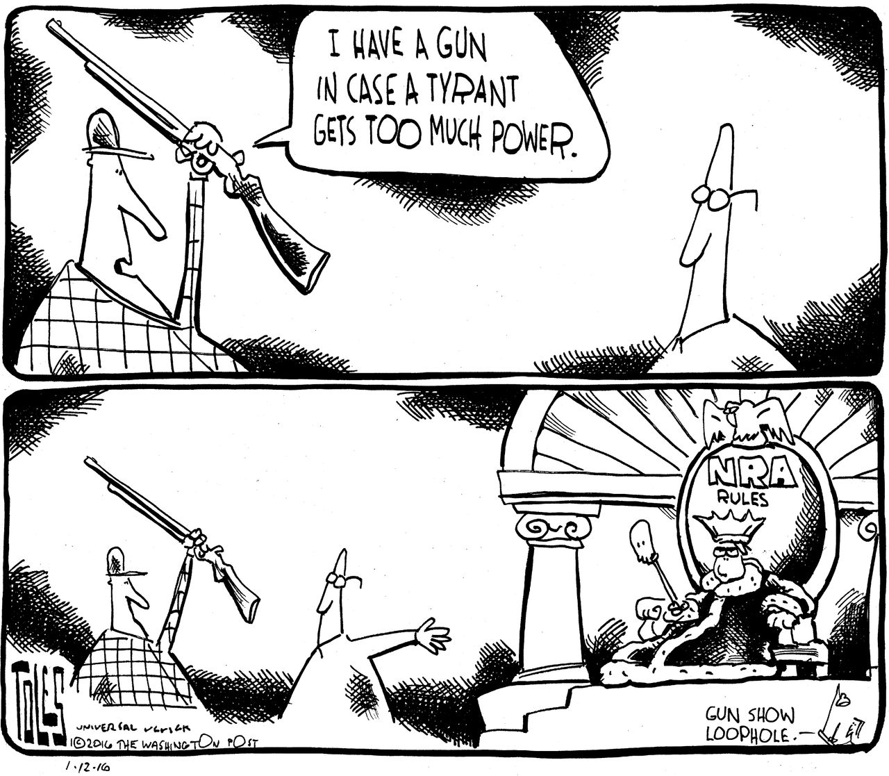 Editorial Cartoon NRA